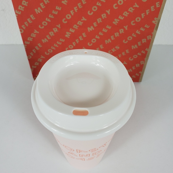 Starbucks Roasty And Toasty Pale Pink 16oz Hot Cup - Picture 3 of 6